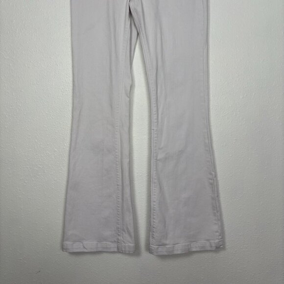 Kut from the Kloth CHRISSY White Minimalist Bohemian Flare Pants Size: 8 - Picture 4 of 13
